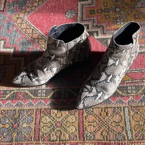 Snakeskin Ankle Boots Halogen